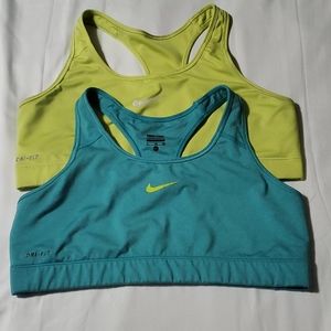 2 Nike pro sports bra size Xlarge.